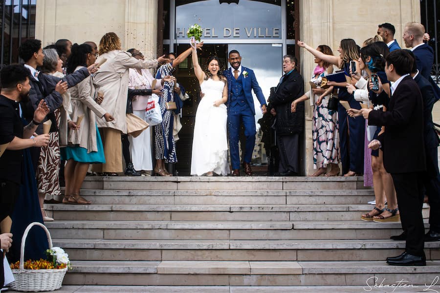 Mariés lors d'une séance Day after